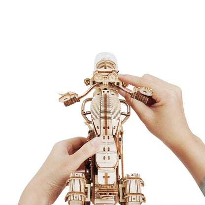 3D DIY Houten Modelbouwpakket - Cruiser Motorcycle