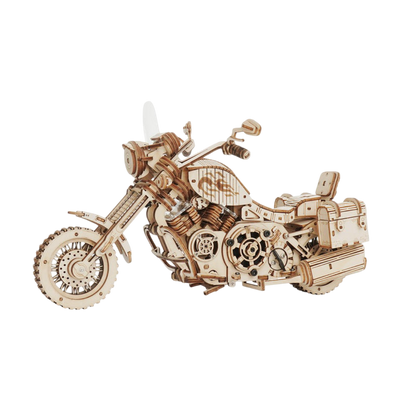 3D DIY Houten Modelbouwpakket - Cruiser Motorcycle