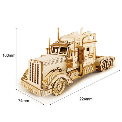 3D DIY Houten Modelbouwpakket - Heavy Truck