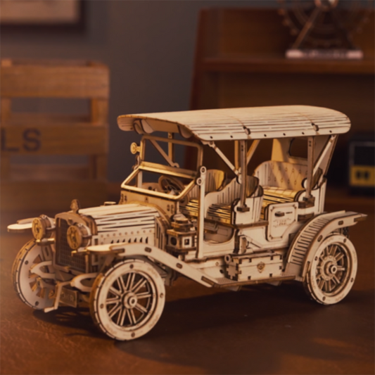 3D DIY Houten Modelbouwpakket - Vintage Car (MC801)