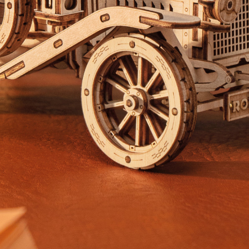 3D DIY Houten Modelbouwpakket - Vintage Car (MC801)