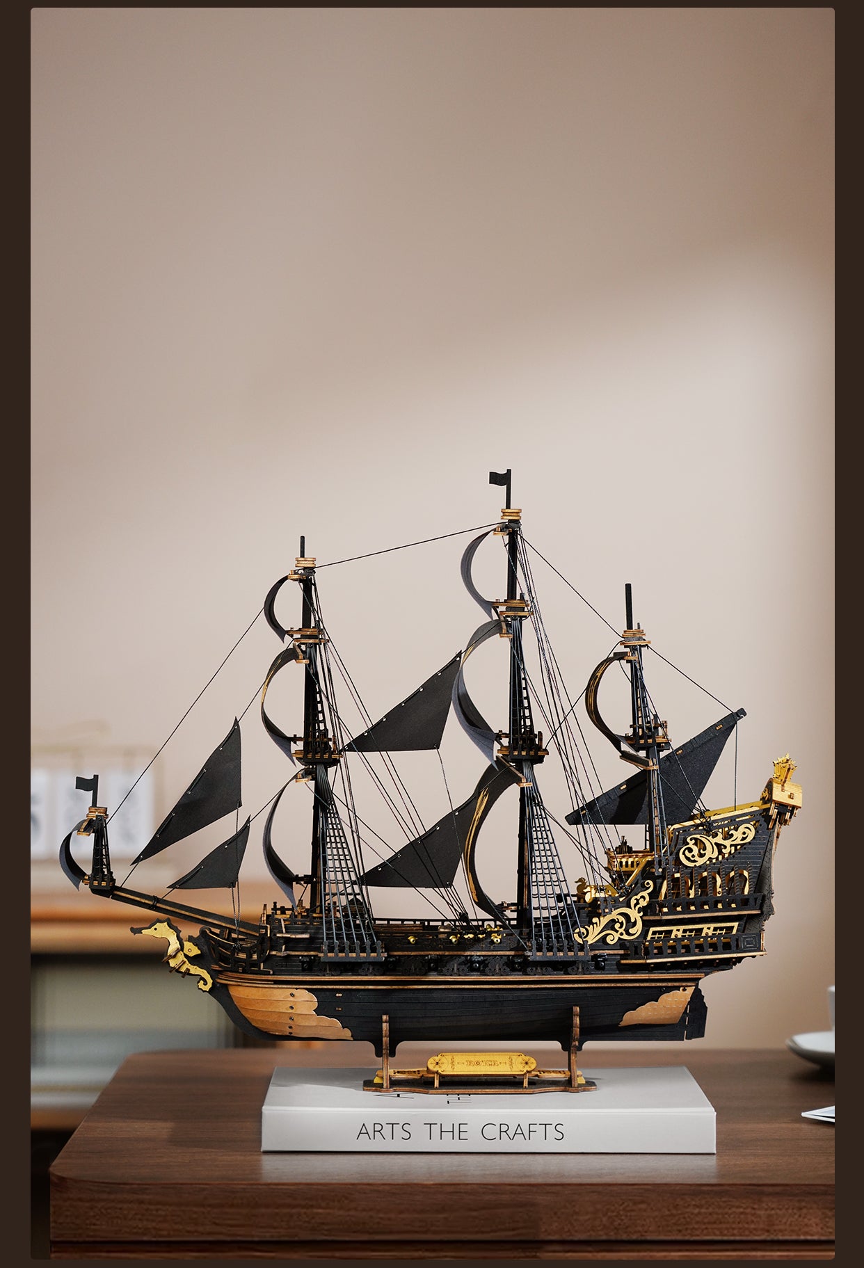 3D DIY Wooden Model Building Kit - The Seahorse Barque