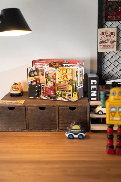 DIY Huisje - Garage Workshop met LED verlichting