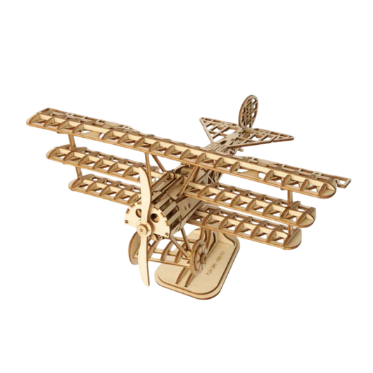3D DIY Houten Modelbouwpakket - Vliegtuig (TG301)