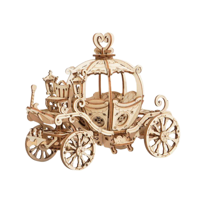 3D DIY Houten Modelbouwpakket - Pumpkin Cart