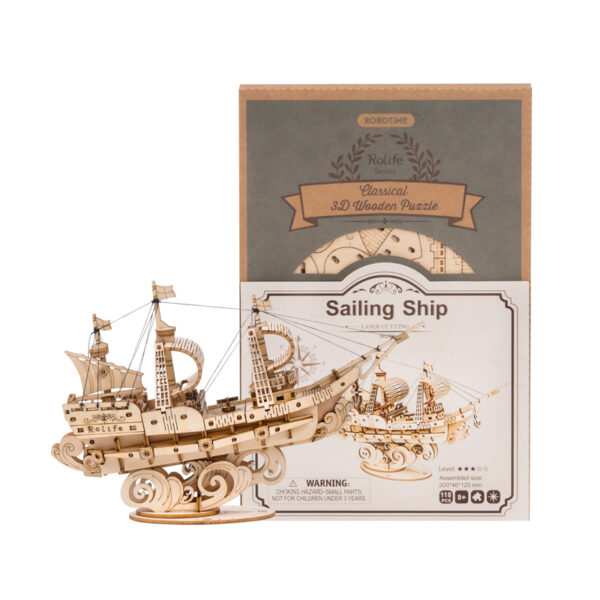 3D DIY Houten Modelbouwpakket - Zeilschip
