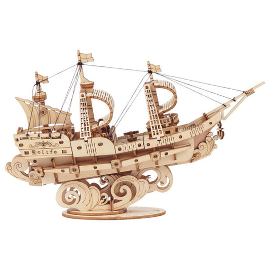 3D DIY Houten Modelbouwpakket - Zeilschip