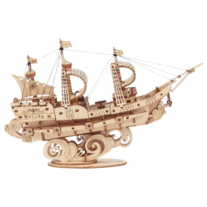 3D DIY Houten Modelbouwpakket - Zeilschip