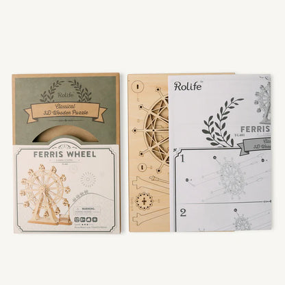 3D DIY Houten Modelbouwpakket - Ferris Wheel