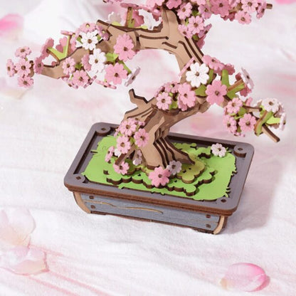 DIY Houten Bloem, Sakura Bonsai