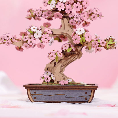 DIY Houten Bloem, Sakura Bonsai