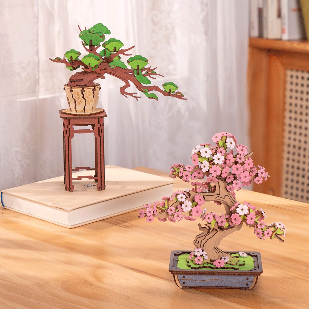 DIY Houten Bloem, Sakura Bonsai