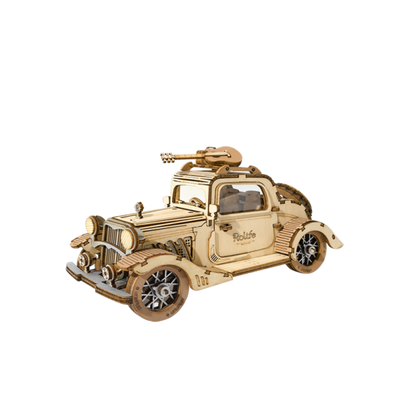 3D DIY Houten Modelbouwpakket - Vintage Car