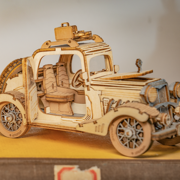 3D DIY Houten Modelbouwpakket - Vintage Car