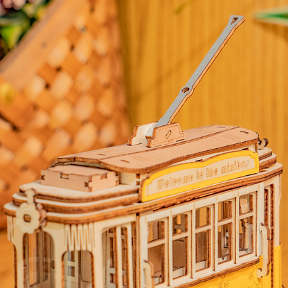 3D DIY Houten Modelbouwpakket - Tramcar