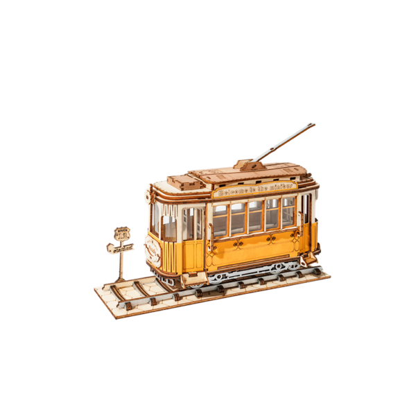 3D DIY Houten Modelbouwpakket - Tramcar