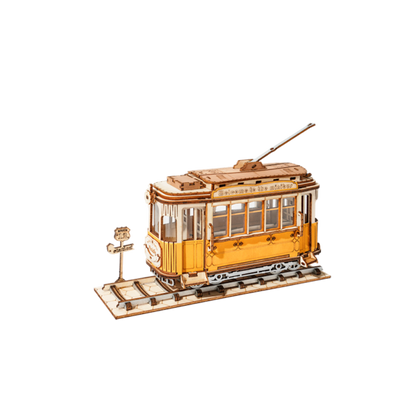 3D DIY Houten Modelbouwpakket - Tramcar