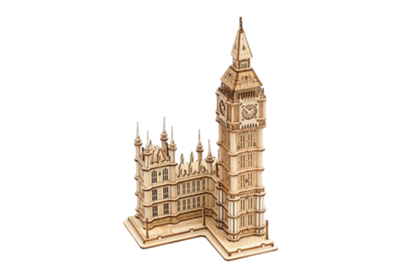 3D DIY Wooden Model Building Kit - Big Ben incl. lighting