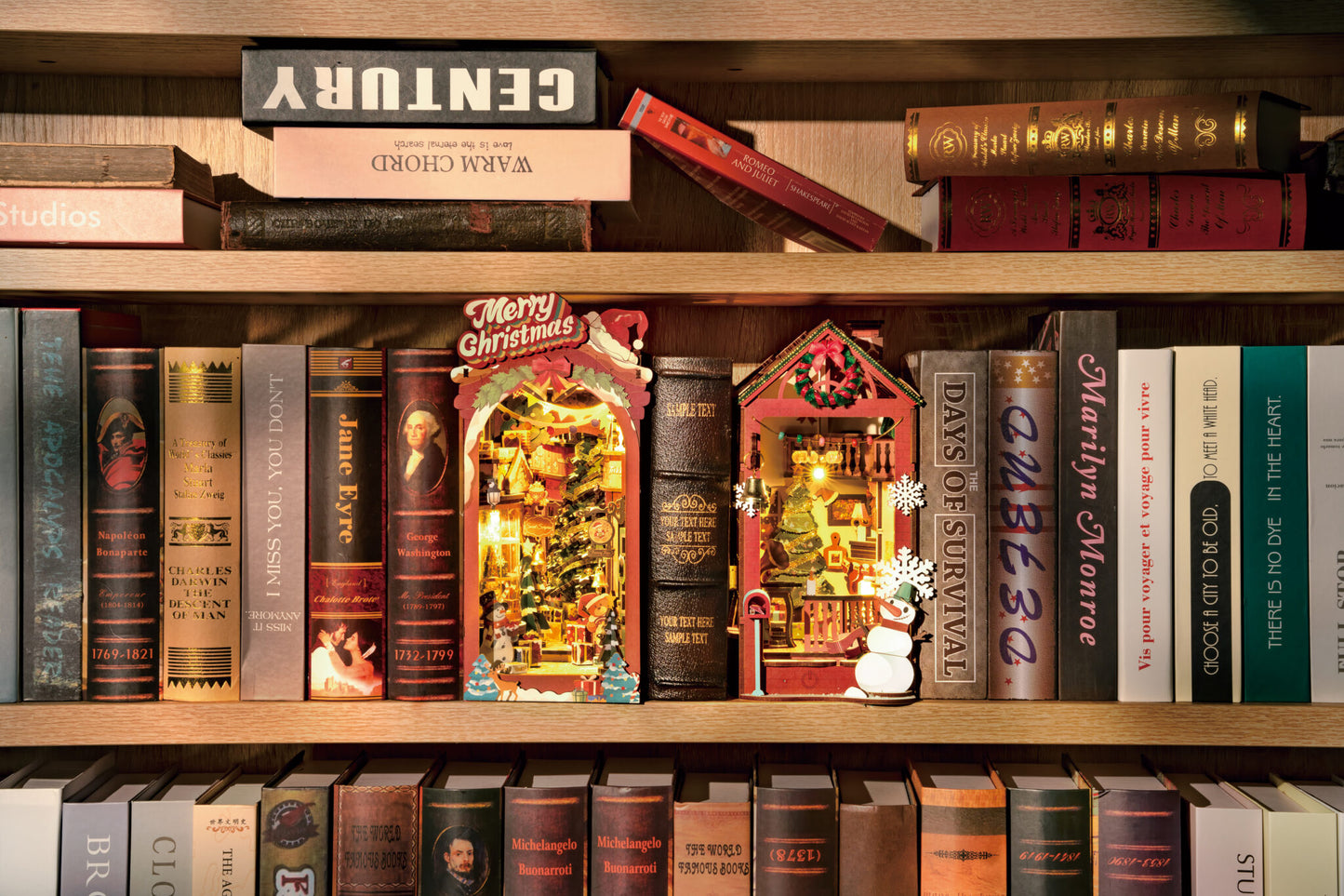 DIY Book Nook - Christmas Street