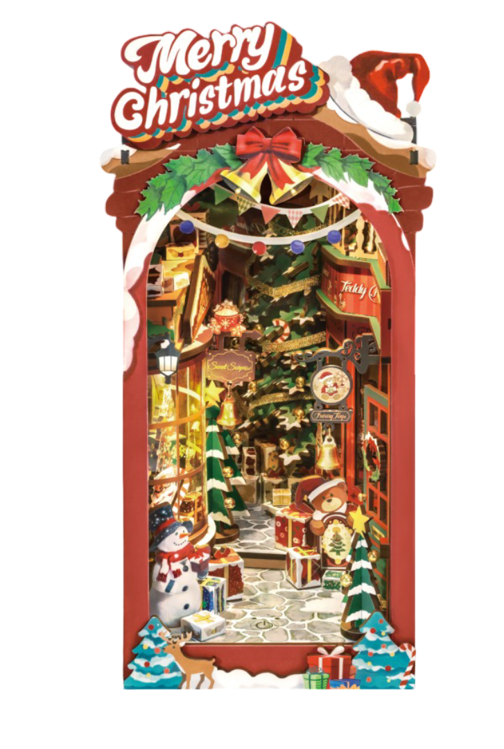 DIY Book Nook - Christmas Street