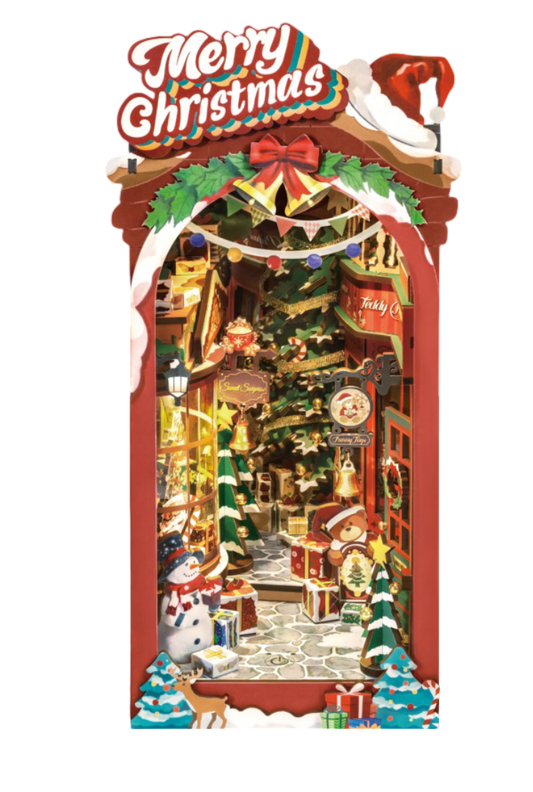 DIY Book Nook - Christmas Street