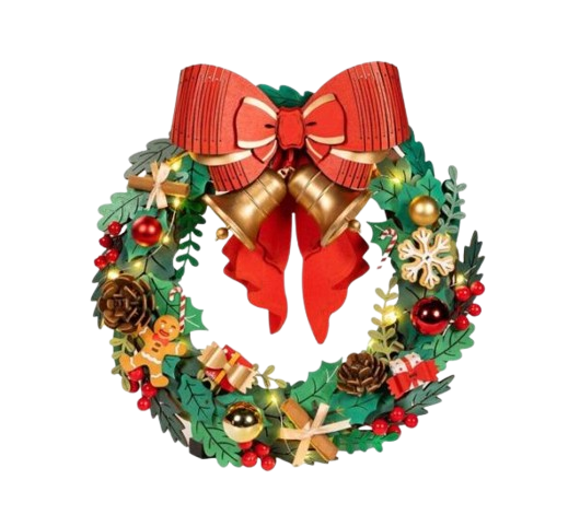 DIY Houten Kerstkrans - Christmas Wreath