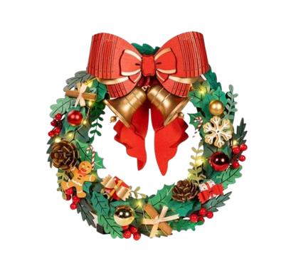 DIY Houten Kerstkrans - Christmas Wreath