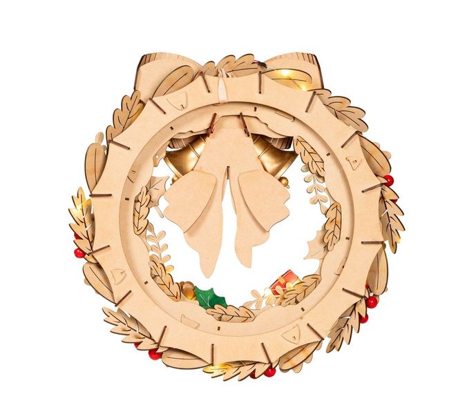 DIY Houten Kerstkrans - Christmas Wreath
