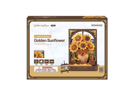 DIY Houten Golden Sunflower