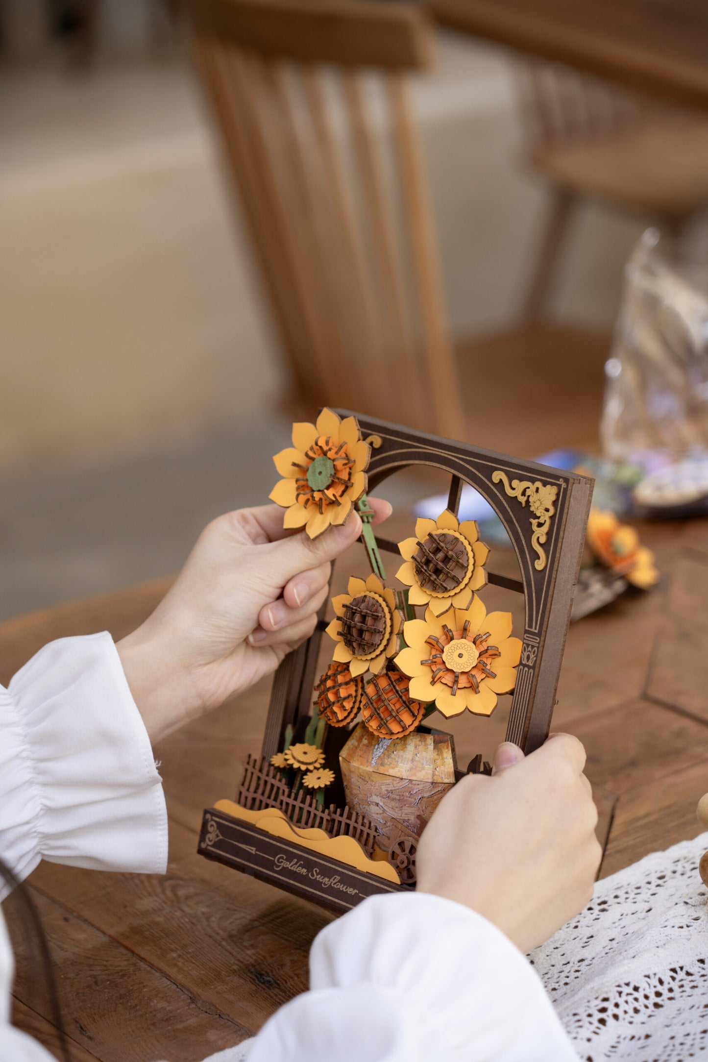 DIY Houten Golden Sunflower