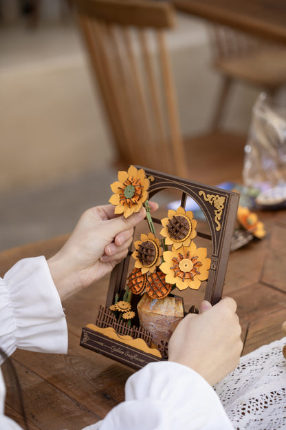 DIY Houten Golden Sunflower