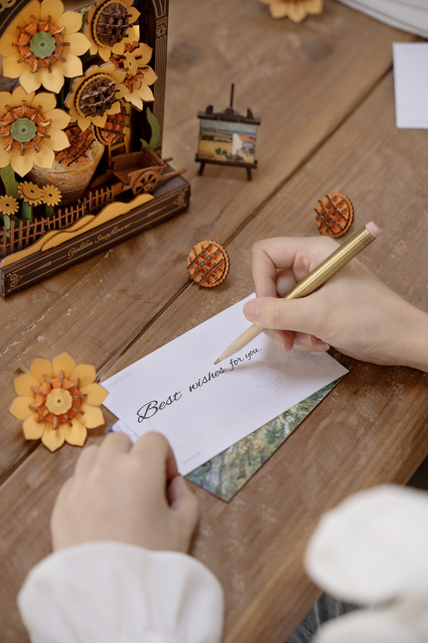 DIY Houten Golden Sunflower