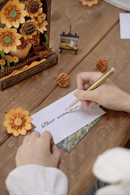 DIY Houten Golden Sunflower