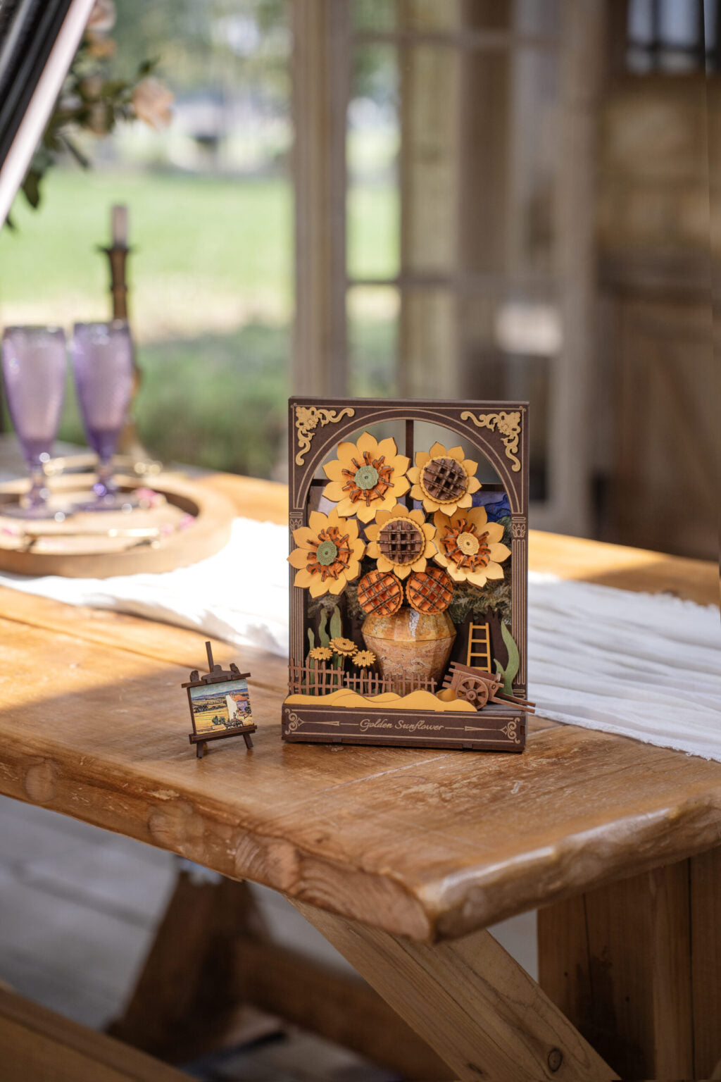 DIY Houten Golden Sunflower