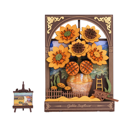 DIY Houten Golden Sunflower