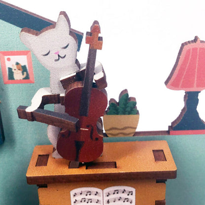 DIY Kalender - 3D Houten Puzzel, The Cats Musical