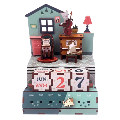 DIY Kalender - 3D Houten Puzzel, The Cats Musical