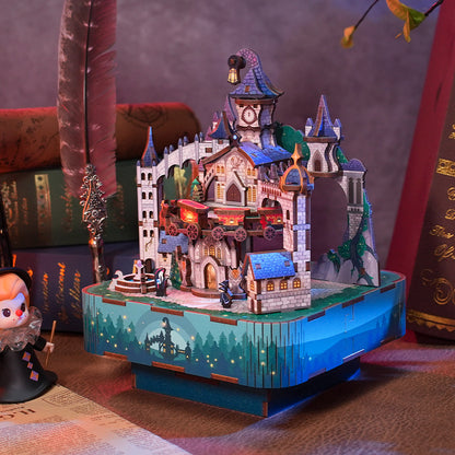 DIY Muziekdoosje - 3D Houten Puzzel, Magical Castle