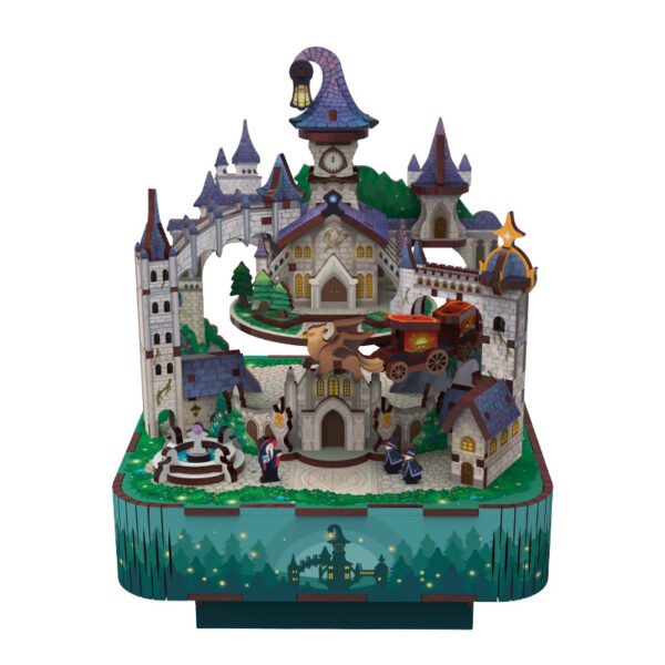DIY Muziekdoosje - 3D Houten Puzzel, Magical Castle
