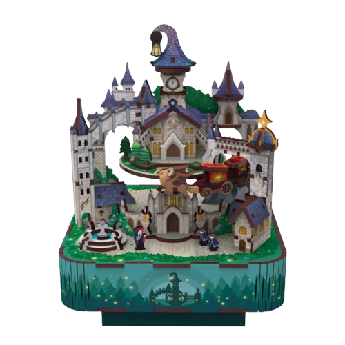 DIY Muziekdoosje - 3D Houten Puzzel, Magical Castle