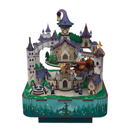 DIY Muziekdoosje - 3D Houten Puzzel, Magical Castle