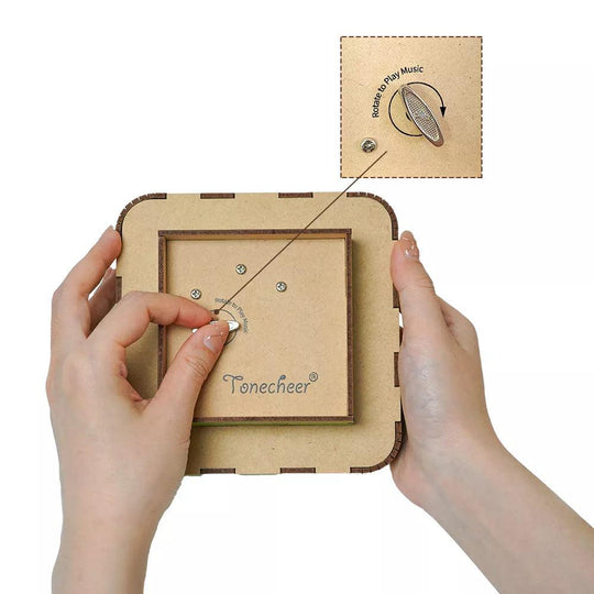 DIY Muziekdoosje - 3D Houten Puzzel, London