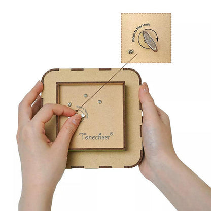 DIY Muziekdoosje - 3D Houten Puzzel, London