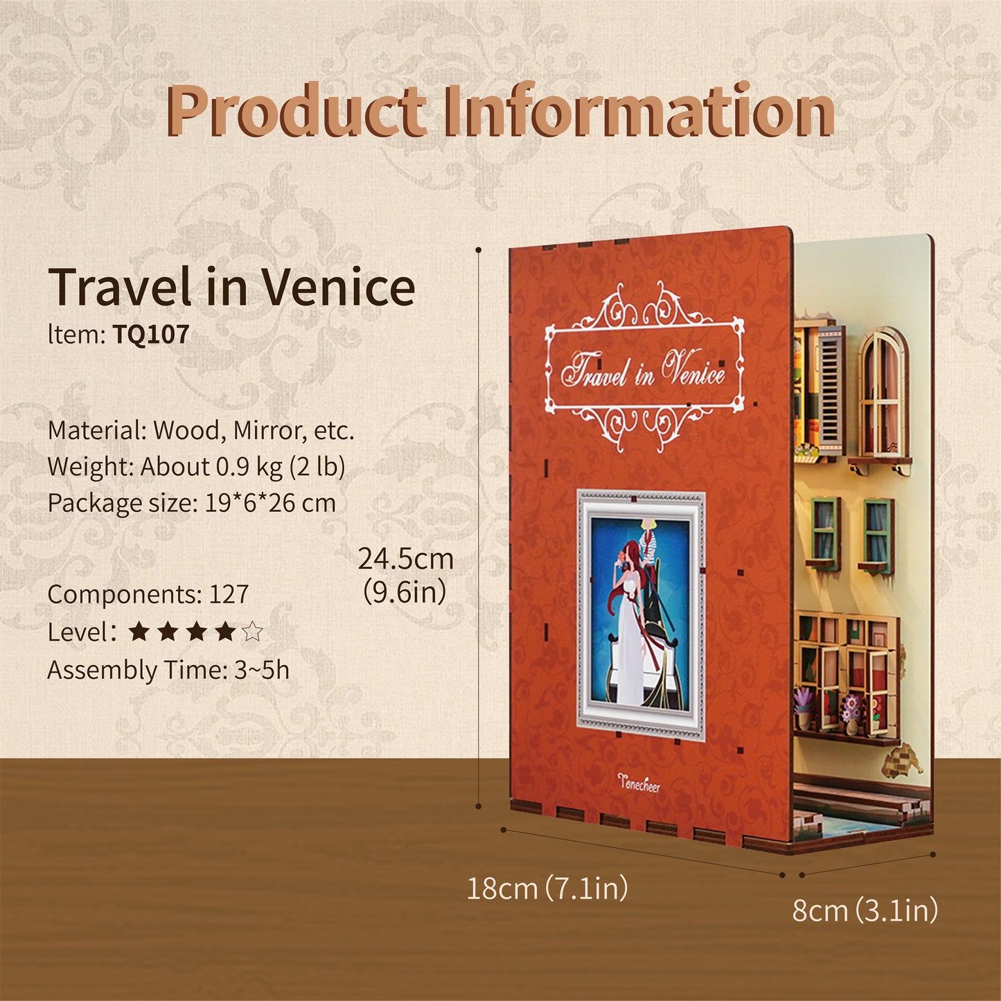 DIY Book Nook - Travel in Venice