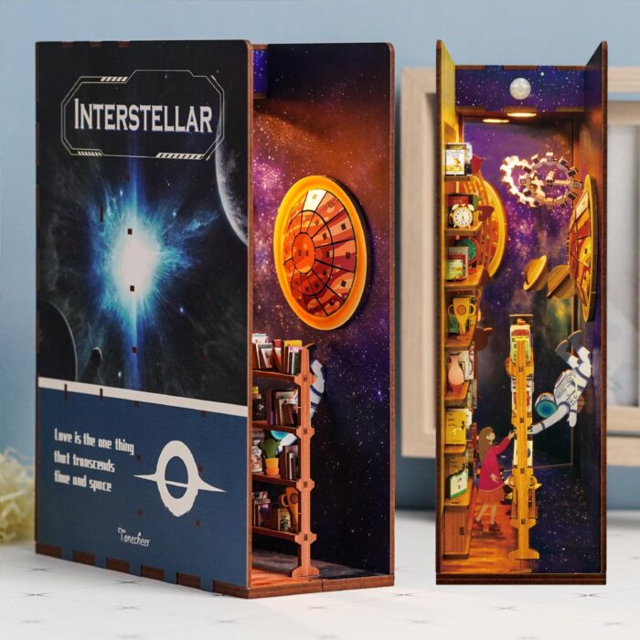 DIY Book Nook - Interstellar Bookend