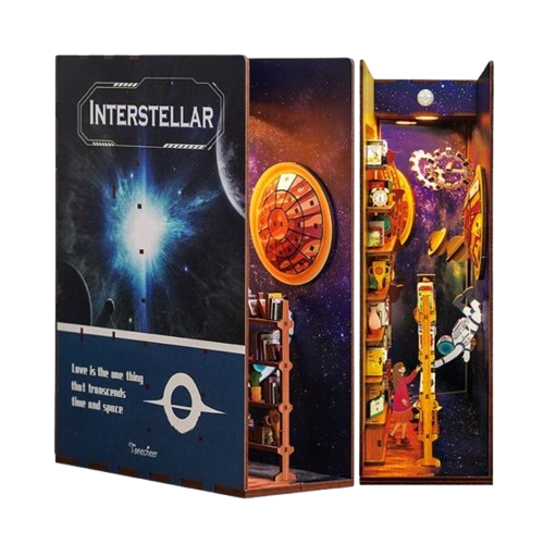 DIY Book Nook - Interstellar Bookend