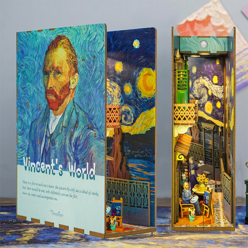 DIY Boekenhoek - Vincent's World Boekensteun