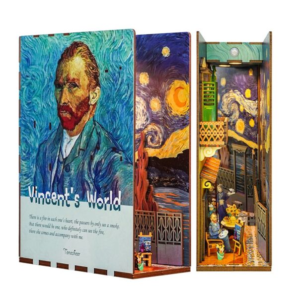 DIY Boekenhoek - Vincent's World Boekensteun