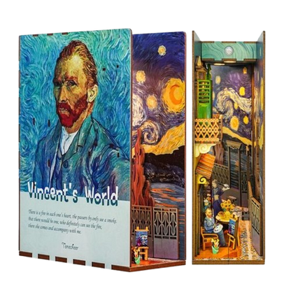 DIY Book Nook - Vincent’s World Bookend