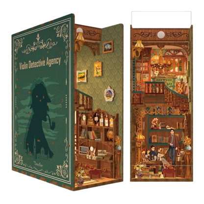 DIY Book Nook - Violin Detective Agency inclusief Dust-cover